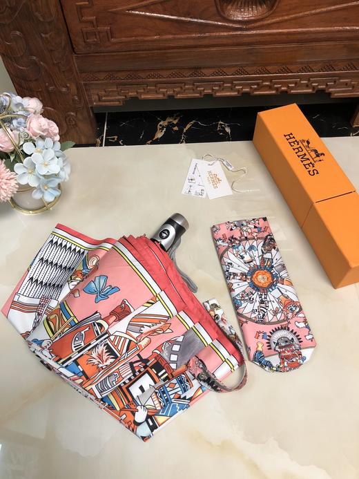点此购买 爱马仕防晒隔热自动伞 明141565 商品图10