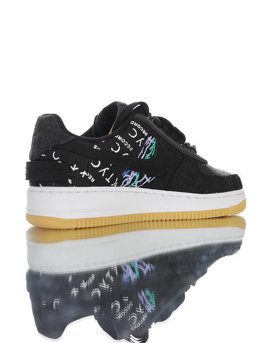 耐克Travis Scott X Nike Air Force 1 Low Zipper 斯科特联乘 多块原厂面料拼接 可拆卸设计拉链装置 商品图1