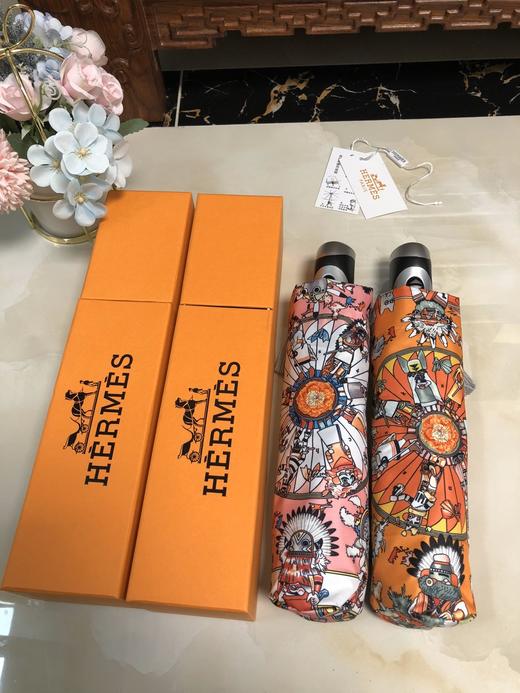 点此购买 爱马仕防晒隔热自动伞 明141565 商品图2