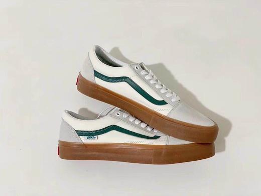 硫化真标Vans Old Skool Pro专业滑板翻毛皮生胶底板鞋休闲鞋 工艺：硫化1:1（重量1:1、真标、原钢印、材质标、鞋型标、合格证） 商品图1