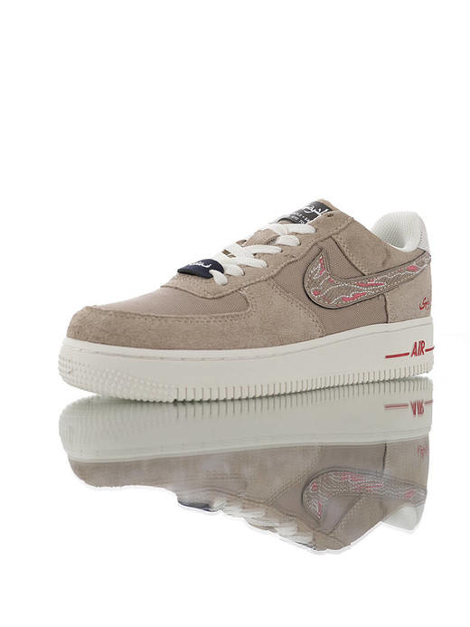 耐克 x Jeff Staple x Nike Air Force 1 07 LV8 新加坡定制团队联名 台产进口高丝翻毛皮质 内置全掌气垫 商品图0