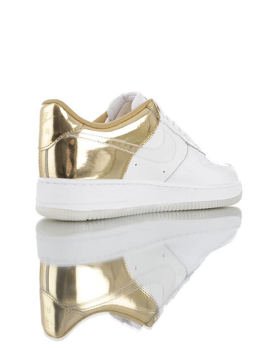 耐克Nike Air Force 1 07 "Metal Gold " 城市限定上海限定 采用移膜荔枝纹皮革漆皮革材质 内置全掌气垫 空军一号 商品图1