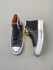 精致手工硫化组合，硅蓝PU中底，解构重组效果，匡威Converse Restructured Chuck 1970 High“White”高帮硫化休闲运动板鞋“拼接双鞋米白” 黑灰高167668C 商品缩略图2