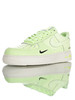 耐克 Nike Air Force 1 07 "Just Do It" 春夏新款 采用磨砂移膜皮革 内置全掌气垫 空军一号 皮革荧光浅绿黑双钩配色 商品缩略图3