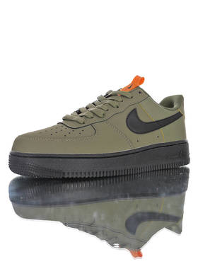 耐克 Nike Air Force 1 07  原模具开发打造 采用磨砂移膜皮革 内置全掌air sole气垫 空军一号
