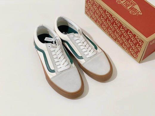 硫化真标Vans Old Skool Pro专业滑板翻毛皮生胶底板鞋休闲鞋 工艺：硫化1:1（重量1:1、真标、原钢印、材质标、鞋型标、合格证） 商品图0