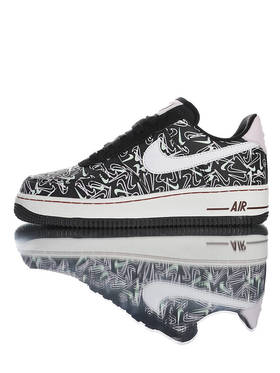 耐克Nike Air Force 1 Low '07 2020白色情人节限定 采用软质移膜革鞋面 内置全掌air sole气垫 空军一号运动板鞋