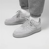 耐克Nike Air Force 1 Low '07 Suede 海外限定 台丝光翻毛皮拼接尼龙布鞋面 内置全掌air sole气垫 空军一号 麂皮雾狼灰配色 商品缩略图0
