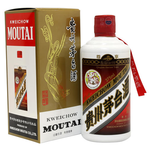 贵州茅台酒2018年375ml青岩古镇茅台酒53度酱香型白酒  商品图0