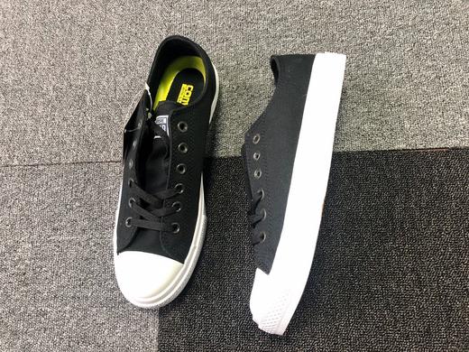 CONVERSE 新款All star 2代男女 黑低 黑高 白低 白高 帆布鞋35-44 商品图1