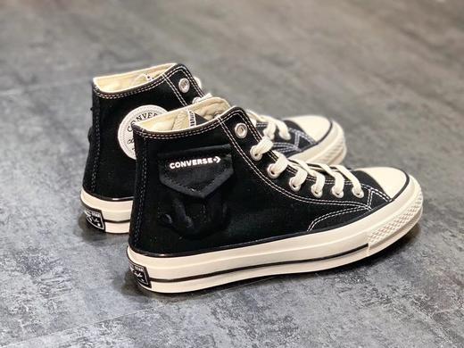 2020春季新品 侧边口袋登场！ Converse Chunk Taylor Side Pocket 匡威侧边口袋 硫化高帮帆布鞋 随着机能风的走红，匡威带来全新机能口袋鞋款  官方货号167044F 商品图2