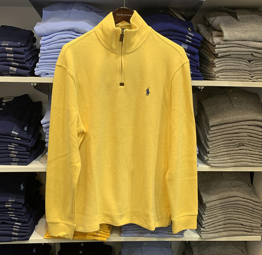 19年新款  Polo Ralph Lauren 男士小马标半拉链立领毛衣针织衫男 商品图2