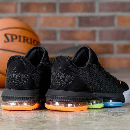 詹姆斯16代低邦 黑酒红 电子绿 白深蓝金 黑七彩 黑彩金 商品图5