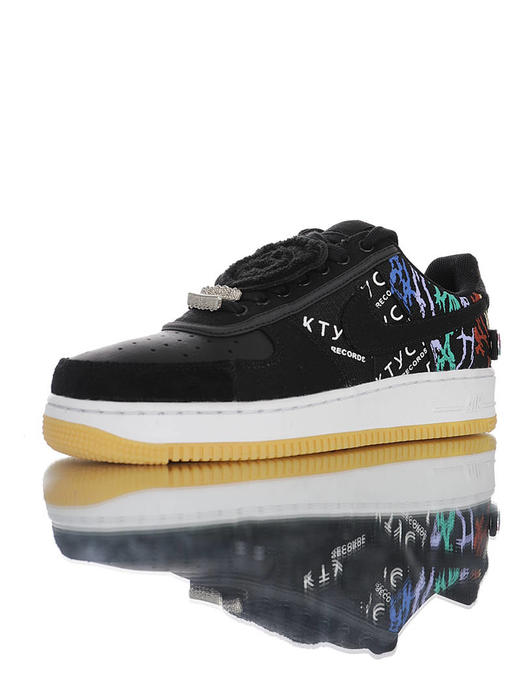 耐克Travis Scott X Nike Air Force 1 Low Zipper 斯科特联乘 多块原厂面料拼接 可拆卸设计拉链装置 商品图0