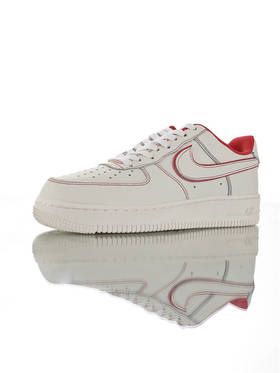 耐克 Nike Air Force 1 '07 Low 升级原模具开发打造 采用荔枝纹头层皮革鞋面 内置全掌air sole气垫 空军一号