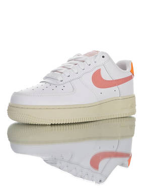 耐克Nike Air Force 1 Low 原模具开发打造 硬质头层荔枝纹皮革鞋面 内置全掌AirSole气垫 空军一号