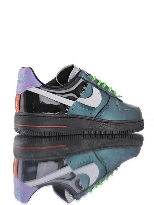 耐克 PEACEMINUSONE x Nike Air Force 1 Low 权志龙品牌联名 可做刮刮乐效果 涂层处理皮革鞋面 内置全掌airsole气垫 做旧黑红白 做旧黑白黄小雏菊 商品图2