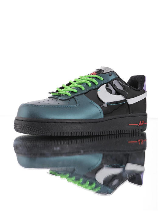 耐克 PEACEMINUSONE x Nike Air Force 1 Low 权志龙品牌联名 可做刮刮乐效果 涂层处理皮革鞋面 内置全掌airsole气垫 做旧黑红白 做旧黑白黄小雏菊 商品图0