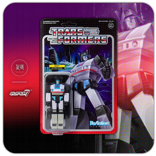 Super7 变形金刚 挂卡 系列1  擎天柱 威震天 声波 大黄蜂 爵士 红蜘蛛 商品图3