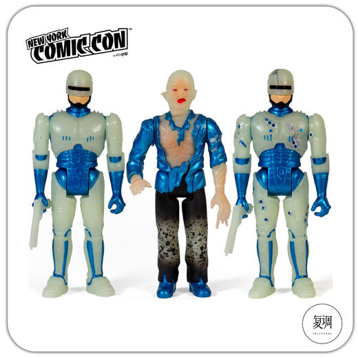 现货 Super7 机械战警 NYCC限定夜光版 挂卡 Robocop摆件 商品图4