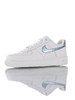 耐克Nike Air Force 1 Low '07 正确无色差皮革材质钩子 采用硬质头层牛皮革 内置全掌air sole气垫 空军一号经典低帮休闲运动板鞋 白皮雾霾蓝钩 商品缩略图0