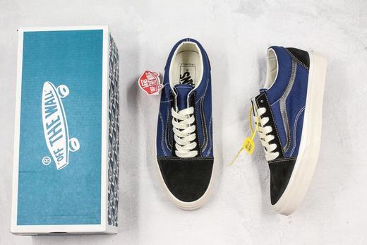 Vans OG Old Skool LX 低帮休闲板鞋男女板鞋 反毛皮翻毛帆布 黑蓝 珍珠灰 黑绿色 复古鸽子灰色 海魂蓝 红色 蓝色 灰色 绿色 奶茶 型号：DF68 商品图13