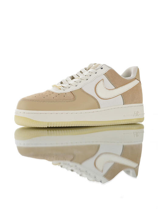 耐克Nike Air Force 1 '07 Low   空军一号运动板鞋 白黑黄钩沙漠黄黑奶油军械库蓝白灰 商品图3