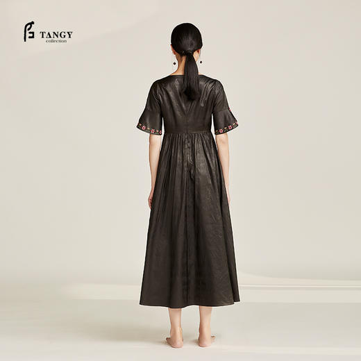 TANGY Collection天意莨绸重工绣花礼服裙 商品图2