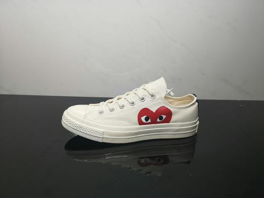 CDG Play x Converse 1970s  官方配色 高帮 发售正确小盒  正确PU蓝底 匡威川久保玲 Play爱心联名帆布鞋 原盒原标  多心 心 绿高 绿低 白高 白低 黑高 黑低 商品图7