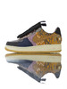耐克Travis Scott X Nike Air Force 1 Low Zipper 斯科特联乘 多块原厂面料拼接 可拆卸设计拉链装置 空军一号 拼接棕黄夜蓝黑 商品缩略图0