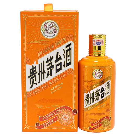 茅台走进系列走进坦桑尼亚375ml收藏用酒53度酱香型白酒 商品图1