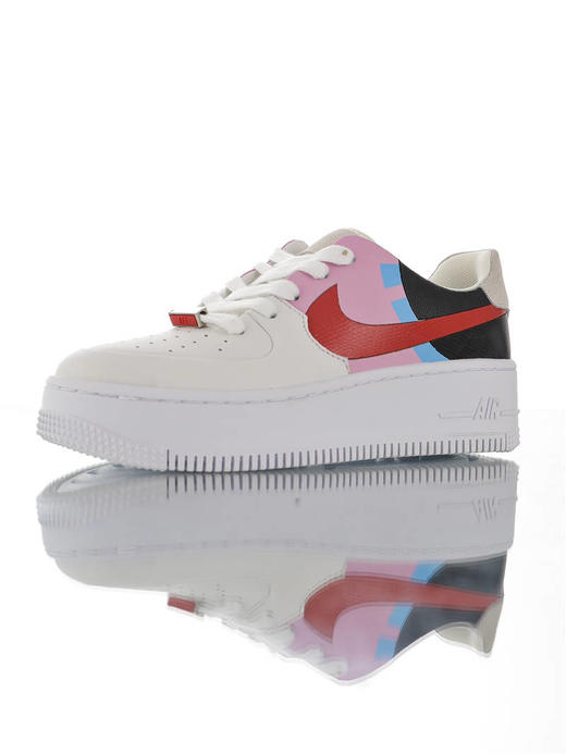 耐克Nike WMNS Air Force 1 Sage Low LX  空军一号女神板鞋拼接胭脂粉紫玉兰银拼接米白浅棕玉宝蓝拼接米白紫粉绿黄拼接米白浅黄兰红紫拼接米白浅粉黑蓝红拼接卡其浅兰紫粉 商品图9