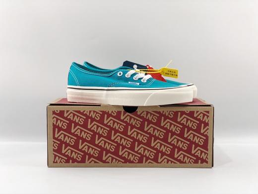 硫化工艺高端支线量产，范斯万斯Vans Authentic 44 DX安娜海姆5孔埃拉低帮系带复古帆布休闲运动板鞋“帆布芥末绿” 工艺：硫化1:1（重量1:1、真标、原钢印、材质标、鞋型标、合格证） 商品图0