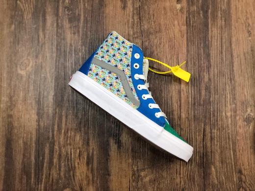 Vans SK8-Hi联名限量版男女青玉满怀系列 硫化真标一比一 官方货号：VNOA4OE5NTV   尺码：35--44 工艺：硫化1:1（重量1:1、真标、原钢印、材质标、鞋型标、合格证） 商品图3