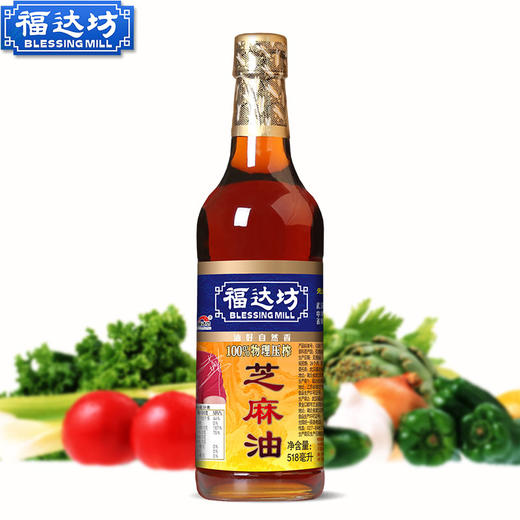 福达坊518ml纯芝麻油 商品图0