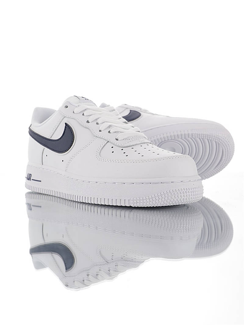 耐克Nike Air Force 1 Low '07 原模具开发打造 采用硬质头层牛皮革材质 内置全掌air sole气垫 空军一号低帮经典休闲运动皮革板鞋