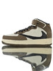 耐克Travis Scott x Nike Air Force 1 0'7 LV8 Low 倒勾倒钩空军一号板鞋 反钩深棕米白黑白黑反钩反‎钩‌橄榄绿米 商品缩略图6