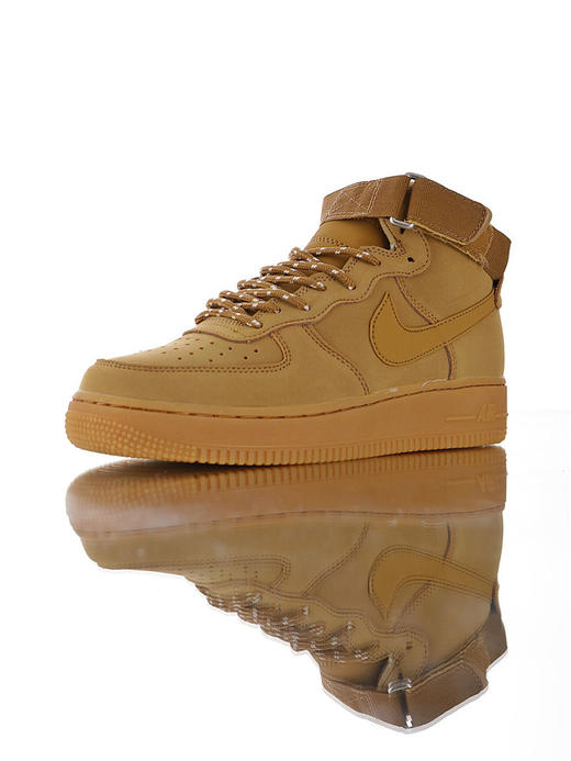 耐克Nike Air Force 1 Low 07 LV8 原模具开发打造 采用移膜牛巴革材质 内置全掌air sole气垫 耐克空军一号低帮经典百搭休闲运动板鞋 新麦黄棕 商品图2