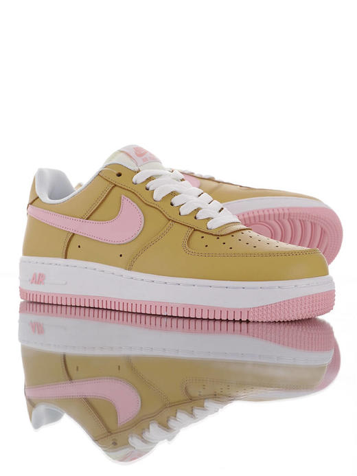 Nike Air Force 1 Low '07 采用硬质头层牛皮革材质 内置全掌air sole气垫 空军一号低帮经典运动皮革板鞋白美国旗夜蓝3M亚麻棕浅粉白白淡蓝宝石 商品图2