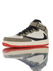 耐克Travis Scott x Nike Air Force 1 0'7 LV8 Low 倒勾倒钩空军一号板鞋 反钩深棕米白黑白黑反钩反‎钩‌橄榄绿米 商品缩略图4