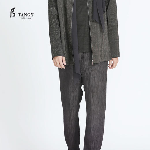 TANGY Collection天意丝麻绉宽松长裤 商品图2