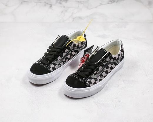 VANS新款ERA 黄白 黑灰 酒红色 棋盘格男女帆布鞋板鞋码数(35至44)带半码 商品图2