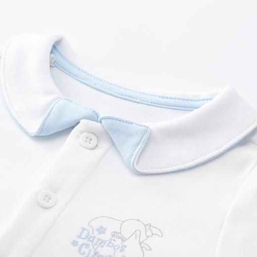 英氏童衣年春季新款男宝宝纯棉t恤 长袖圆领休闲套头衫10190068 商品图1