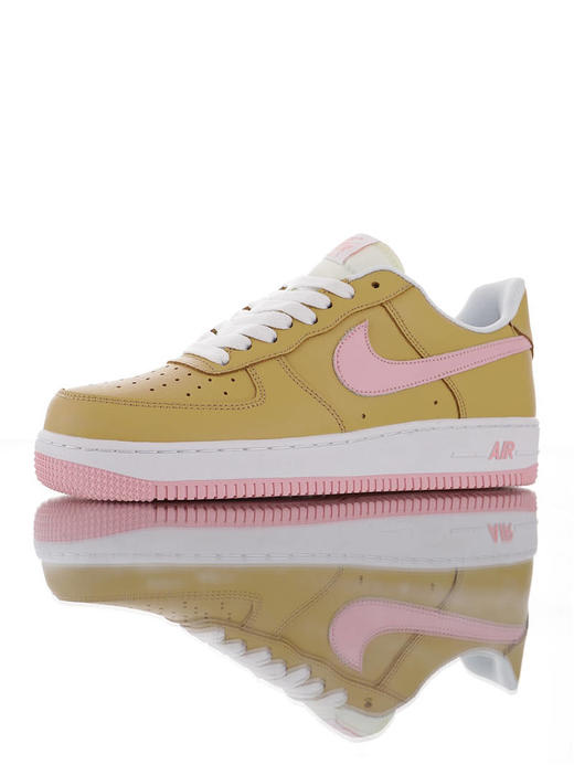 Nike Air Force 1 Low '07 采用硬质头层牛皮革材质 内置全掌air sole气垫 空军一号低帮经典运动皮革板鞋白美国旗夜蓝3M亚麻棕浅粉白白淡蓝宝石 商品图3