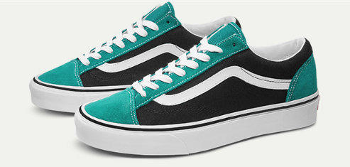 Vans范斯Old Skool 黑灰 黑黄 黑紫 黑绿 拼接 经典款低帮情侣休闲板鞋VN000KW6HR0  型号：SX35 尺码 35--44 工艺：硫化1:1 商品图6