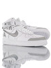 耐克Nike Air Force 1 ´07 Low Premium   空军一号经典百搭运动板鞋 白银灰橘3M 黑灰橘3M钩 商品缩略图6
