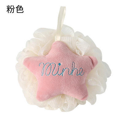 【星星可爱洗澡沐浴花】3个大号沐浴球泡澡球搓澡搓背起泡沐浴清洁洗浴用品 商品图6