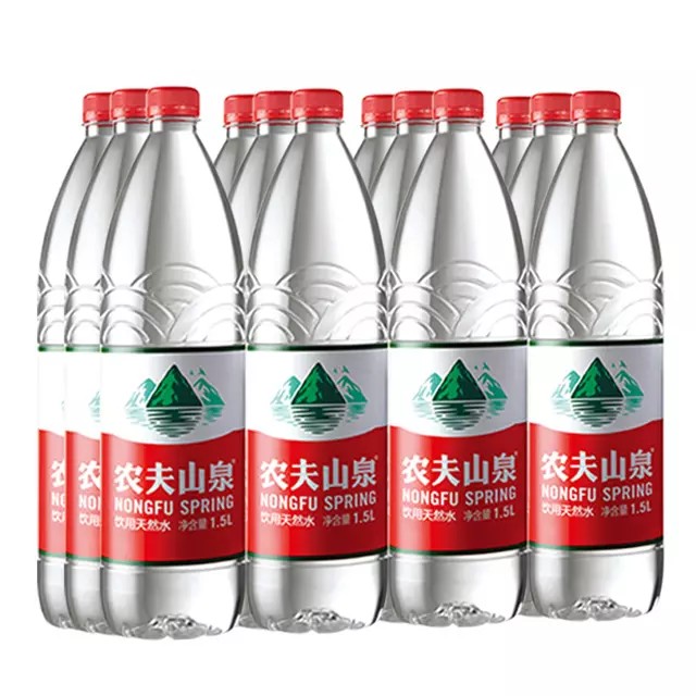 农夫山泉1.5L×12瓶/箱（塑包装）