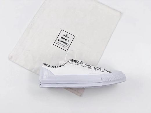 Converse X Chanel  匡威香奈儿联名  全牛皮鞋面  方便保养 可盐可甜的一款低帮 商品图0