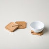 称意杯垫 防滑防水防烫隔热杯托 创意榉木杯垫 茶杯垫套装 商品缩略图4